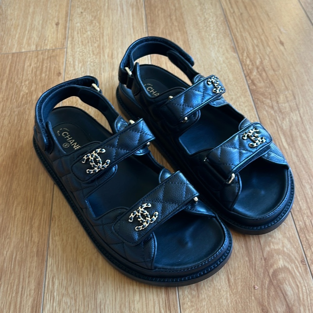 Chanel dad sandals previous season